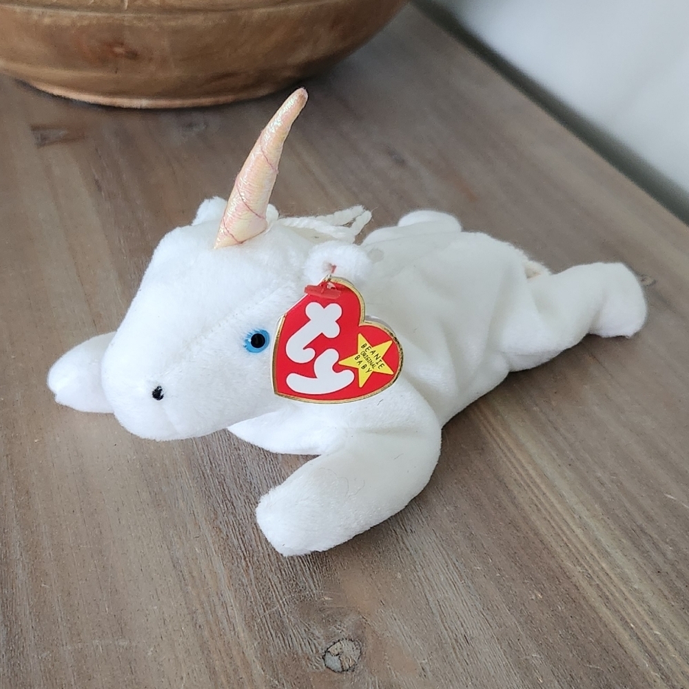 🦄 Ty Beanie Baby “Mystic” the White Unicorn 1993 – Excellent Condition - Picture 2 of 16
